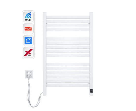 Полотенцесушитель Navin Авангард Х, 800х480, Wi-Fi, білий, лівобічна (12-172155-4880), изображение 2