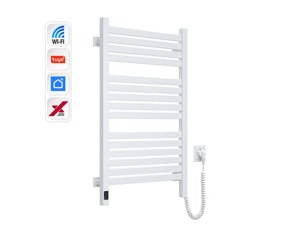 Сушарка для рушників Navin Авангард Х, 800х480, Wi-Fi, білий, правобічна (12-172055-4880), зображення 2