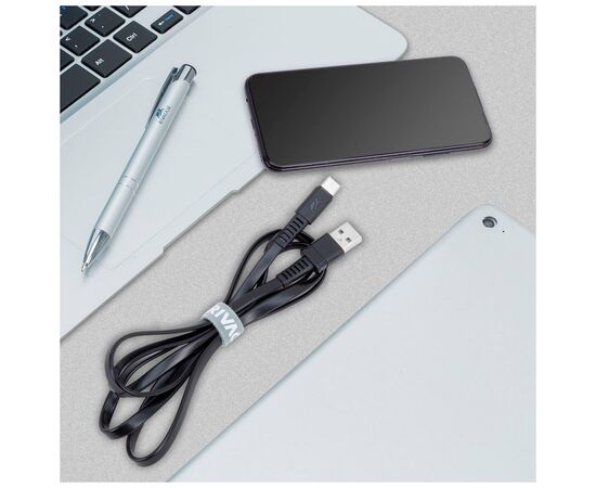 Дата кабель USB 2.0 AM to USB-C 1.2m black RivaCase (PS6002 BK12), зображення 9