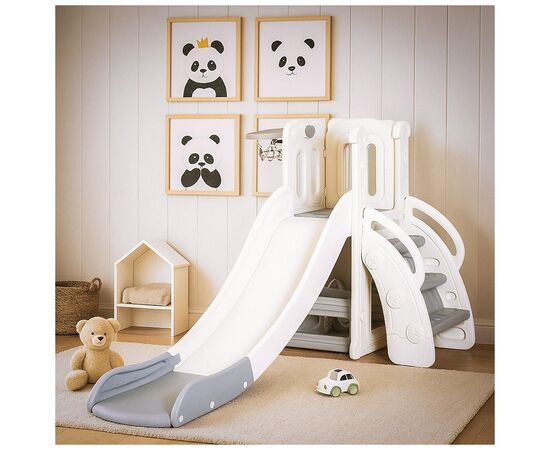 Горка Mealux Merida (KD-B011 White/Grey), изображение 3