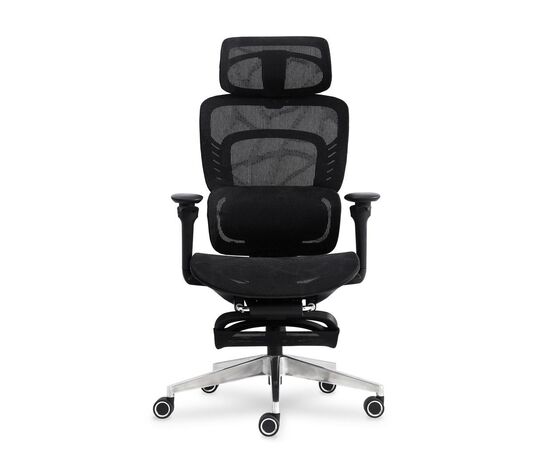 Офисное кресло Mealux M10 Air Massage (з масажним ефектом) Black (HF-M10 M/BB), изображение 3