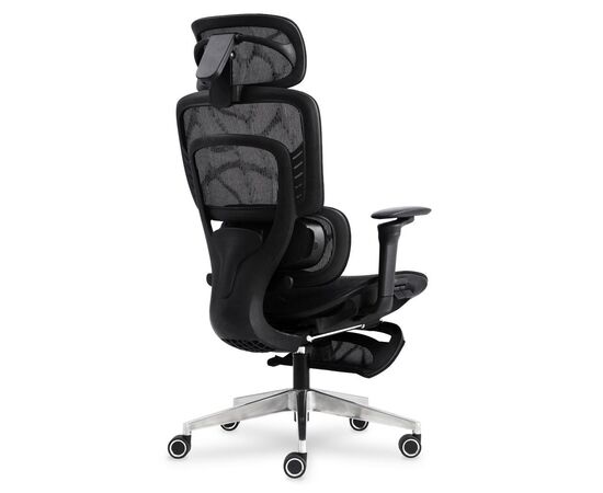 Офисное кресло Mealux M10 Air Massage (з масажним ефектом) Black (HF-M10 M/BB), изображение 4