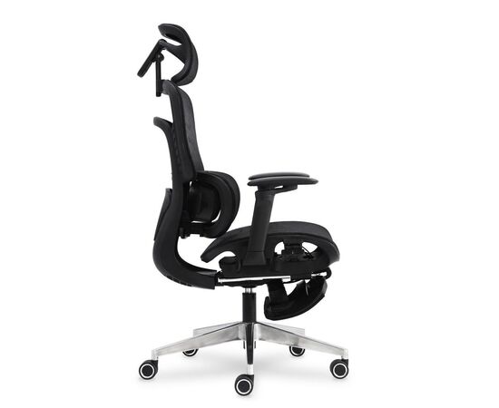 Офисное кресло Mealux M10 Air Massage (з масажним ефектом) Black (HF-M10 M/BB), изображение 5