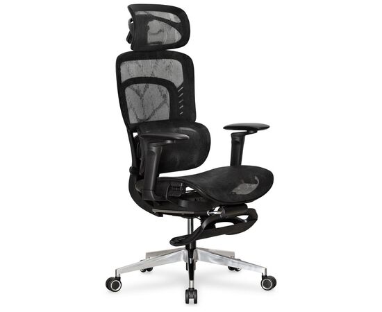 Офисное кресло Mealux M10 Air Massage (з масажним ефектом) Black (HF-M10 M/BB)