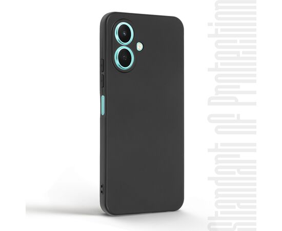 Чехол для мобильного телефона Armorstandart Matte Slim Fit Tecno Spark Go 2 4G Camera cover Black (ARM87158), изображение 2