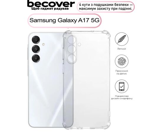Чехол для мобильного телефона BeCover Anti-Shock Samsung Galaxy A17 5G SM-A176 Clear (713691)