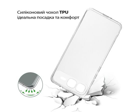 Чехол для мобильного телефона BeCover Silicone Infinix Smart 10 Plus (X6725B) Transparent (713765), изображение 3