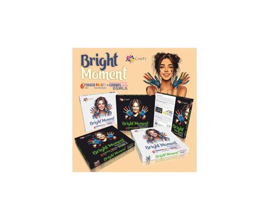 Набір для творчості ArtCraft Яскрава мить чорне полотно (5030-AC), зображення 2