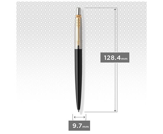 Ручка шариковая Parker JOTTER 17 Bond Street Black GT BP (14 032), изображение 2
