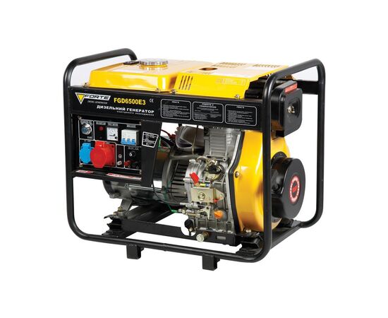 Генератор Forte дизельний FGD6500E3 5.5kW, 3 фази (30750)