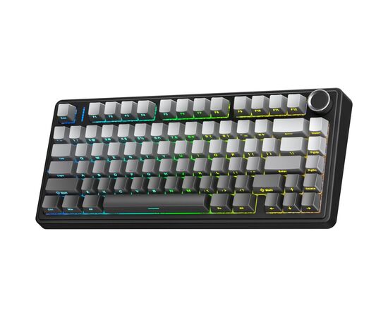 Клавіатура Aula F75 Gasket Reaper Switch Hot-Swap RGB Bluetooth/Wireless/USB UA Black/Grey (6948391209913), зображення 3