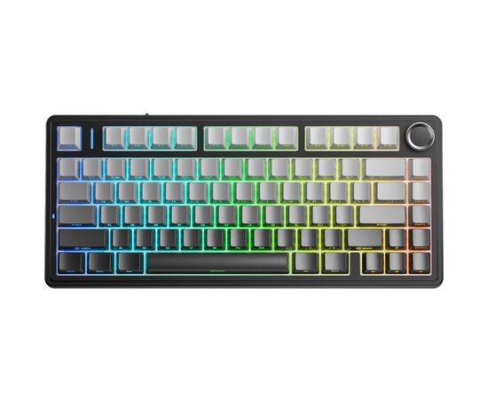 Клавіатура Aula F75 Gasket Reaper Switch Hot-Swap RGB Bluetooth/Wireless/USB UA Black/Grey (6948391209913)