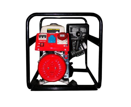 Генератор Carod CTH-6AM 3ф 220V/380V, 6kW, двиг.HONDA GX390 4-х такт., бензин, руч.стартер (CTH-6AM), зображення 2