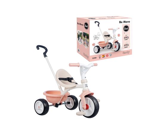 Детский велосипед Smoby Бі Муві. 2 в 1 Рожева перлина (7600740339)