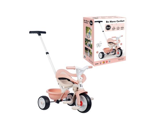 Детский велосипед Smoby Бі Муві. Комфорт 3 в 1 Рожева перлина (7600740419)