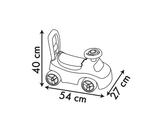 Чудомобіль Smoby Стіч, 54 х 27 х 40 см, 10 мic.+ (7600720552), зображення 3