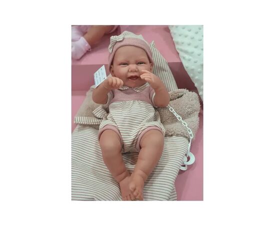 Пупс Antonio Juan Карла в одеяле с мягким виниловым телом 42 см (5081), изображение 10