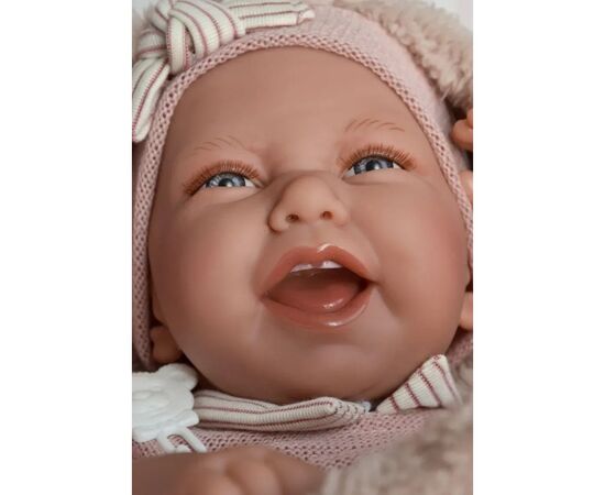 Пупс Antonio Juan Карла в одеяле с мягким виниловым телом 42 см (5081), изображение 8