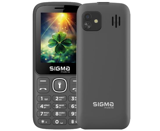 Мобильный телефон Sigma X-style 242 LUCKY Grey (4827798792926)