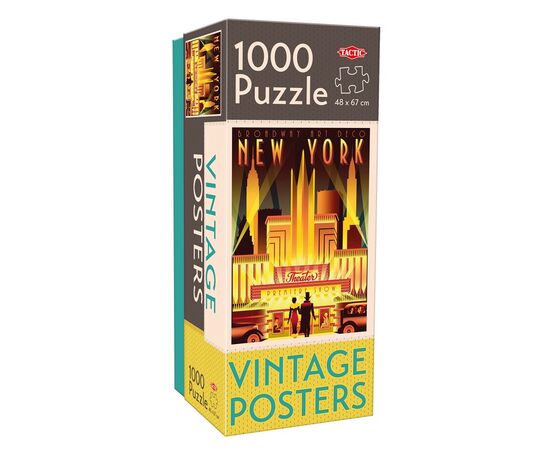 Пазл Tactic Винтажные плакаты. Нью-Йорк, 1000 элементов (58298)