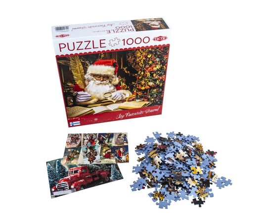 Пазл Tactic Санта дома, 1000 элементов (59219), изображение 2