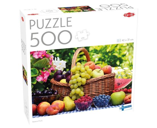 Пазл Tactic Корзина с фруктами, 500 элементов (59224)