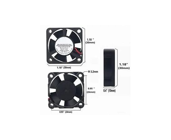 Додаткове обладнання для Мікро ПК KUONGSHUN Fan for Raspberry Pi 30307 (3B386), зображення 4