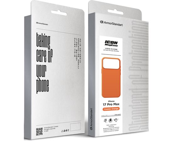 Чехол для мобильного телефона Armorstandart ICON2 MagCase Apple iPhone 17 Pro Max Cosmic Orange (ARM86682), изображение 2