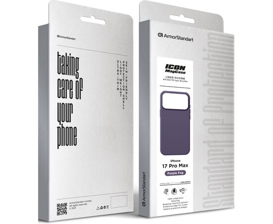 Чехол для мобильного телефона Armorstandart ICON2 MagCase Apple iPhone 17 Pro Max Purple Fog (ARM88995), изображение 2