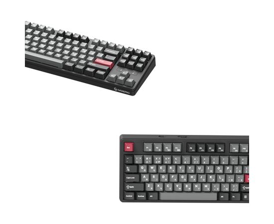 Клавиатура GamePro Asgard Ragnar Wireless/Bluetooth/USB UA Black (MK285BK), изображение 4