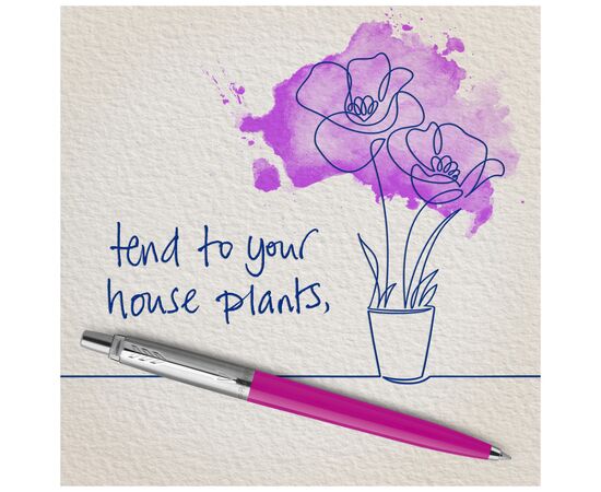 Ручка шариковая Parker JOTTER 17 Originals Magenta CT BP в Eco упаковке (15 532e), изображение 5