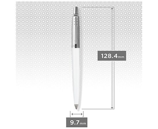 Ручка шариковая Parker JOTTER 17 Originals White CT BP в Eco упаковке (15 032e), изображение 4
