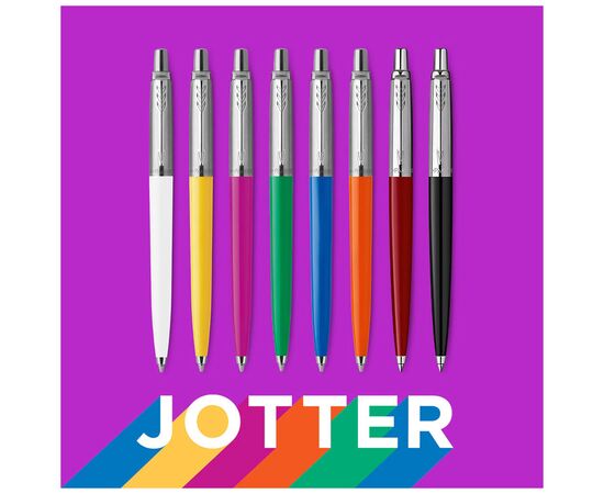 Ручка шариковая Parker JOTTER 17 Originals White CT BP в Eco упаковке (15 032e), изображение 7