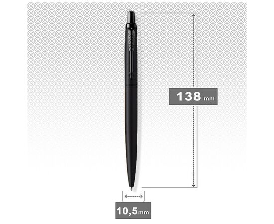 Ручка шариковая Parker JOTTER 17 XL Monochrome Black BT BP блистер (12 436), изображение 3