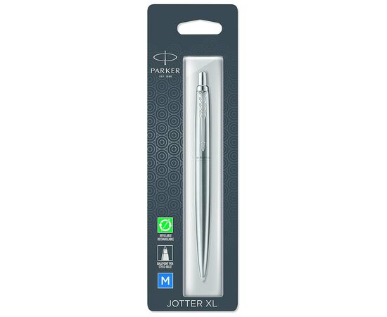 Ручка шариковая Parker JOTTER 17 XL Monochrome Gray CT BP блистер (12 736), изображение 2