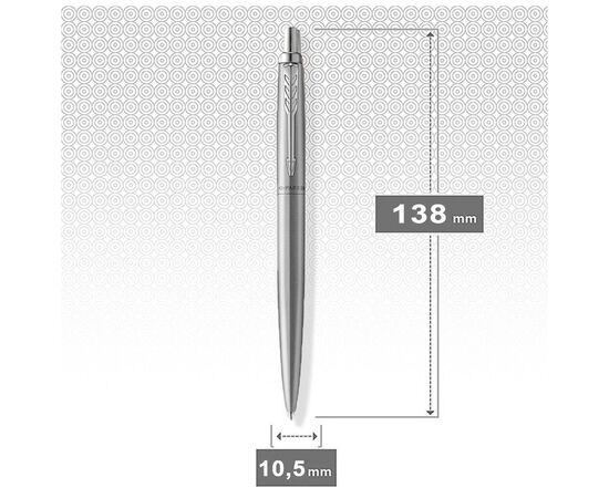 Ручка шариковая Parker JOTTER 17 XL Monochrome Gray CT BP блистер (12 736), изображение 4
