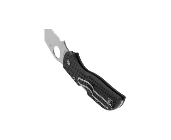 Ніж Spyderco Chaparral CTS XHP FRN Serrated Grey (C152SGY), зображення 10