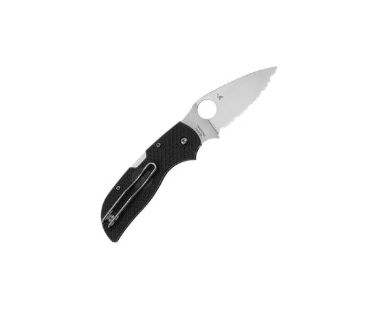 Ніж Spyderco Chaparral CTS XHP FRN Serrated Grey (C152SGY), зображення 5