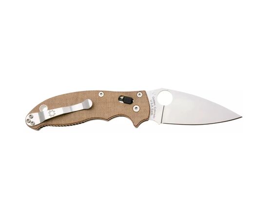 Ніж Spyderco Manix 2 CPM Cru-Wear Micarta Brown (C101MPCW2), зображення 2