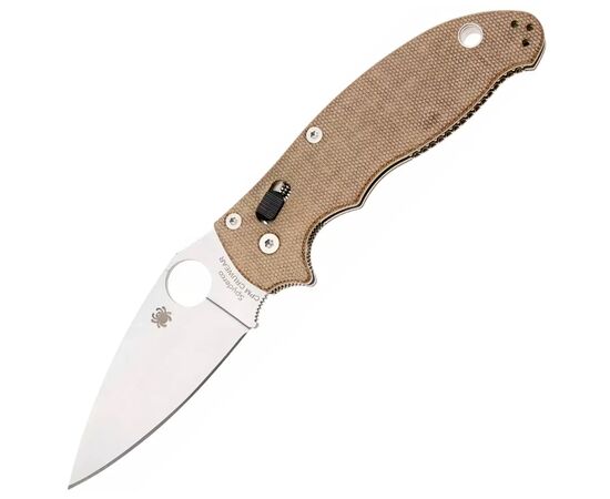 Ніж Spyderco Manix 2 CPM Cru-Wear Micarta Brown (C101MPCW2)