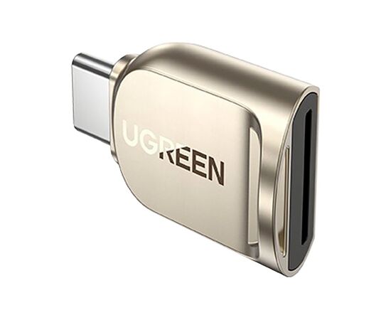 Считыватель флеш-карт UGREEN USB-C to TF 3.0 CM331 Light Golden (80124), изображение 2