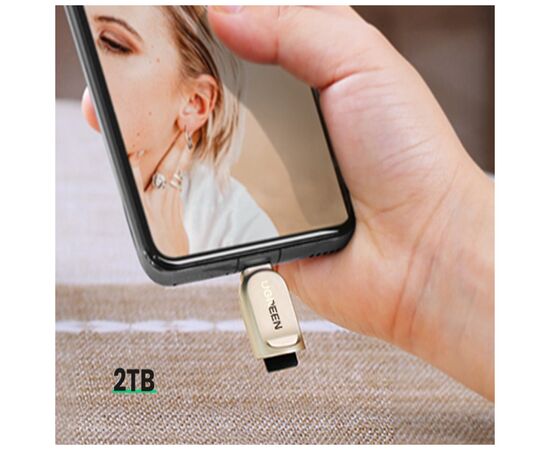 Считыватель флеш-карт UGREEN USB-C to TF 3.0 CM331 Light Golden (80124), изображение 9