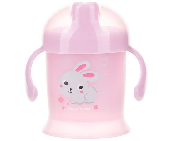 Поильник-непроливайка Canpol babies Bunny&Company 200 мл Рожева (31/300_рож)