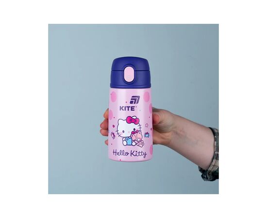 Поильник-непроливайка Kite Hello Kitty термос з трубочкою 400 мл (HK25-1261), изображение 5