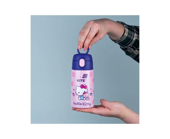 Поильник-непроливайка Kite Hello Kitty термос з трубочкою 400 мл (HK25-1261), изображение 6