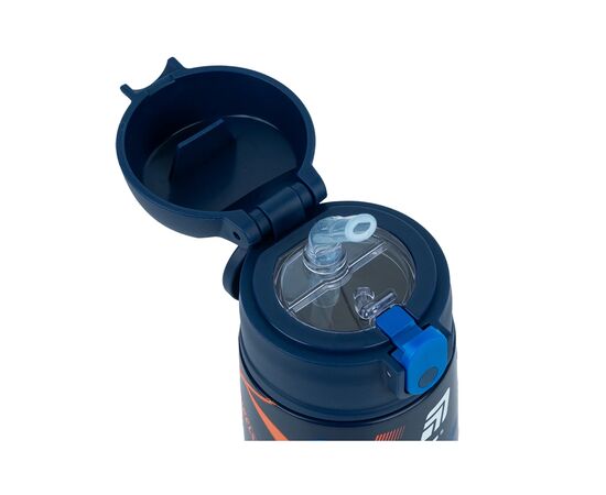 Поильник-непроливайка Kite Hot Wheels термос з трубочкою 400 мл (HW25-1261), изображение 3