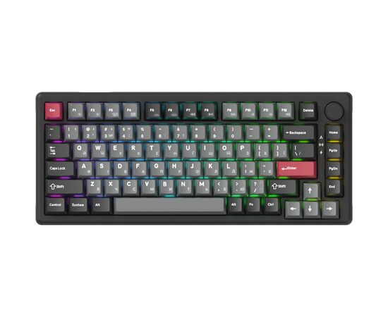 Клавиатура GamePro Asgard Yord Wireless/Bluetooth/USB UA Black (MK266BK), изображение 5