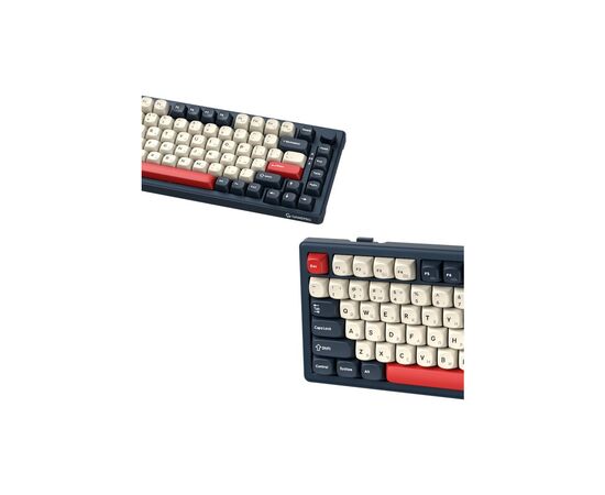 Клавиатура GamePro Asgard Yord Wireless/Bluetooth/USB UA Blue (MK266BL), изображение 5