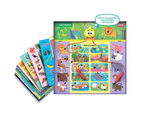 Настільна гра Kiddi Smart Вікторина Світ тварин S2 (157-A-0011-UA), зображення 2