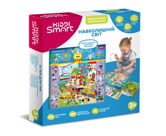 Настільна гра Kiddi Smart Вікторина Навколишній світ S2 (157-A-0022-UA)